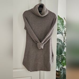 Wilfred Free Italian Yarn Cozy Taupe Turtleneck Sweater